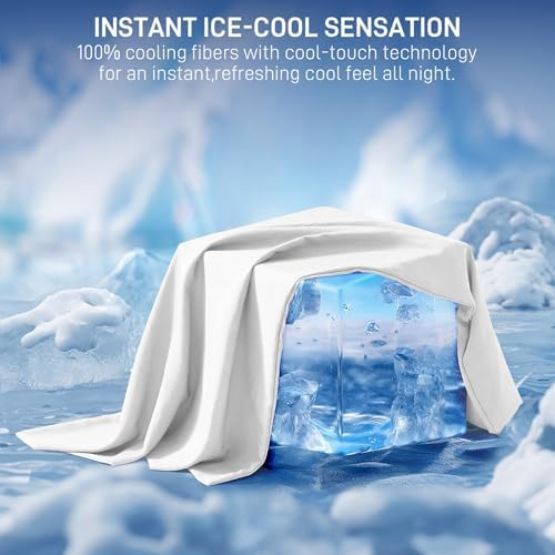 SureFit Washed Ultra-Chill Cooling Pillowcase Set of 2, Queen Size - Image 2