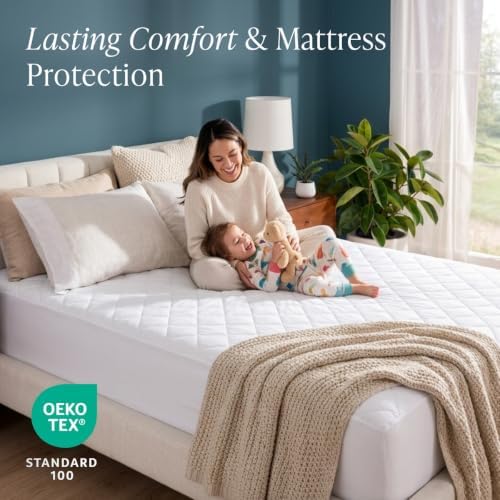 Bare Home Quilted Fitted Mattress Pad - Image 6