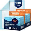Chucks Pads Disposable Adult Incontinence Underpads 23"x36" by StackMan