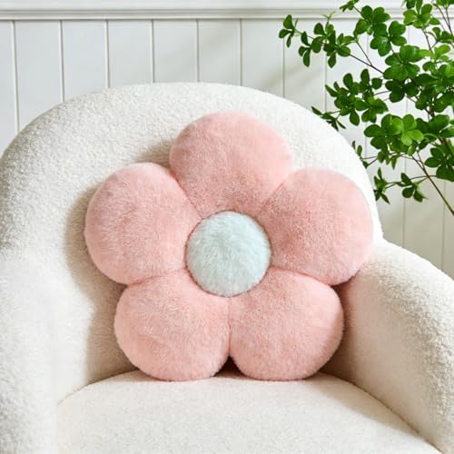 Kcvvcr Flower Pillow, Cute Decorative Flower Shaped Throw Pillow by Kcvvcr