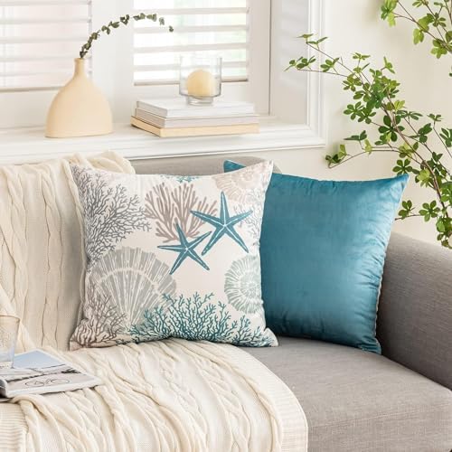 Tritard Coastal Pillow Covers Set of 2 - Image 3