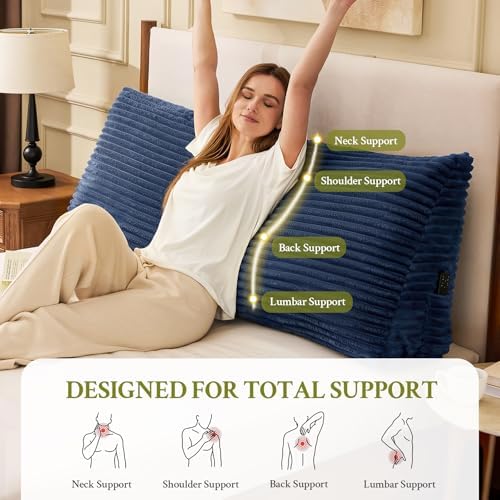 Headboard Pillow Queen, Headboard Wedge Pillow - Image 3