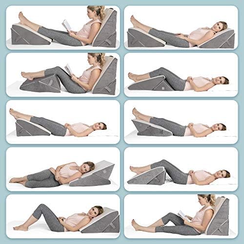 Kolbs Memory Foam Adjustable Bed Wedge Pillow - Image 2