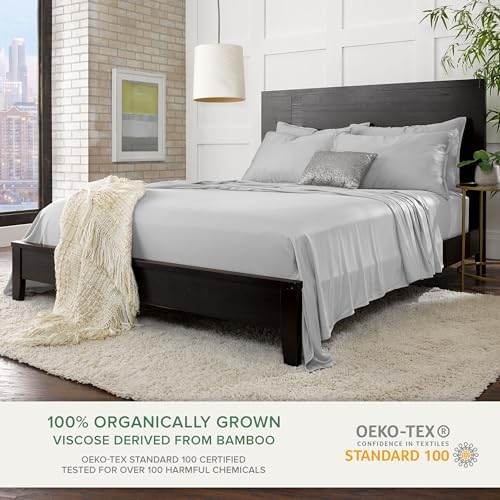 Pure Bamboo King Sheets, Genuine 100% Organic Viscose Derived from Bamboo Bed - Image 2