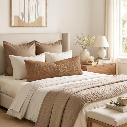 MIULEE Textured Boucle Lumbar Pillow Cover - Image 4