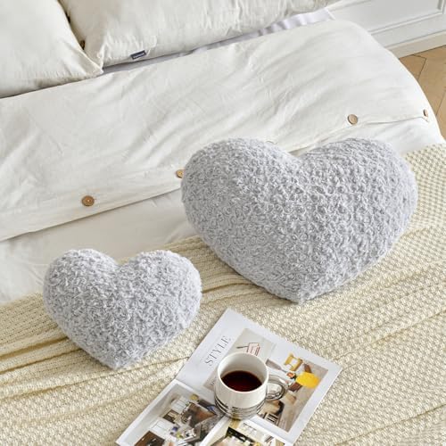 Heart Pillow, Soft Heart Shaped Pillow - Image 4