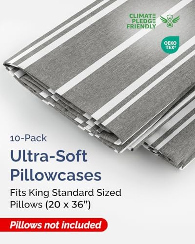 King Standard Pillow Cases Set of 10 - Image 2