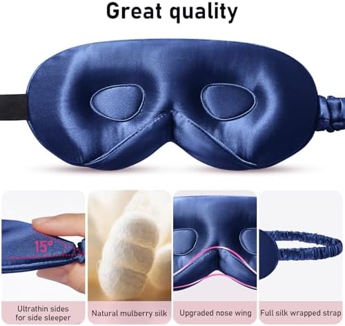 LitBear 100% 22 Momme Mulberry Silk Sleep Mask - Image 6