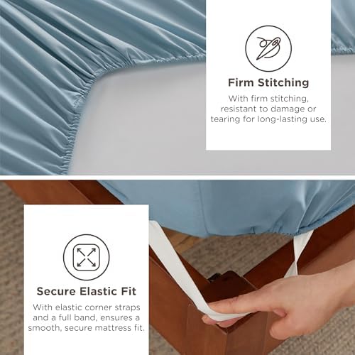 Bedsure Deep Pocket Full Size Bed Sheets Set - Image 4