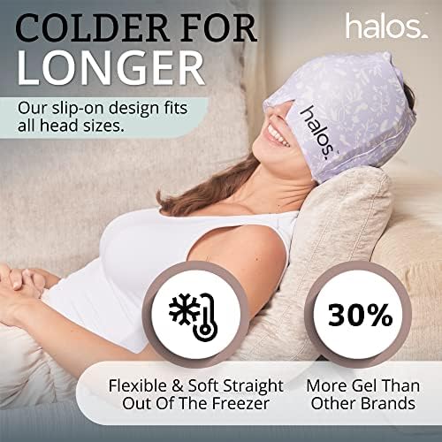 MyHalos® Migraine & Headache Relief Cap, Hot & Cold Ice Wrap - Image 3