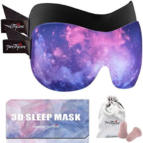 PrettyCare 3D Sleep Mask 2 Pack, Eye Mask by PrettyCare