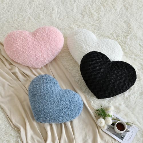 Heart Pillow, Soft Heart Shaped Pillow - Image 3