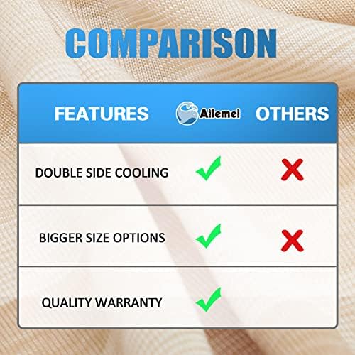 Cooling Pillow Case Covers Only, Standard Size Set of 2 - Image 5