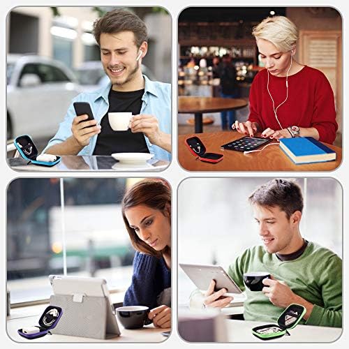 Sunguy 2-Pack Earbuds Case, Portable Small Earbud Carrying Case Storage Bag - Image 4