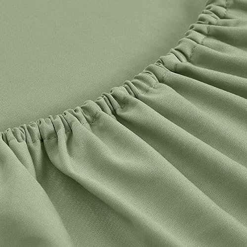 FreshCulture Queen Fitted Sheets, Bulk Pack of 6, Deep Pocket, Soft Microfiber - Image 2