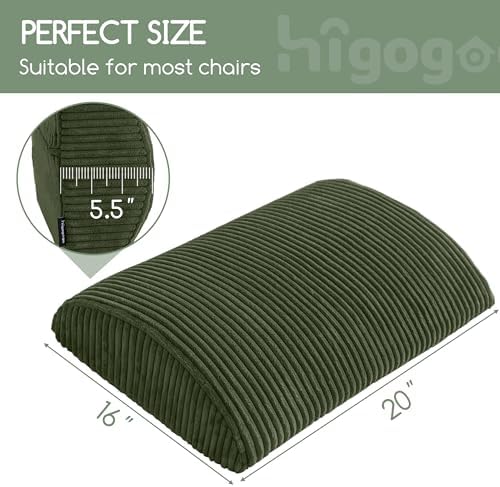 Lumbar Support Pillow for Recliner Chair/Accent Chair/Couch, Extra Large Memory - Image 2