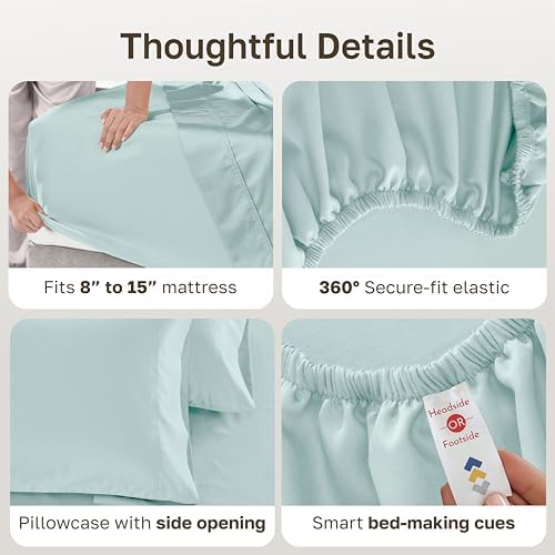California Design Den 600 Thread Count Twin XL Bed Sheets - Image 4