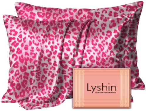 LYSHIN Silk Pillow Cases 2 Pack Queen Size by LYSHINSILKPILLOWCASES