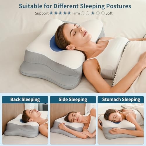 Cervical Pillow for Neck Pain Relief, Ergonomic Neck Pillow for Sleeping - Image 7