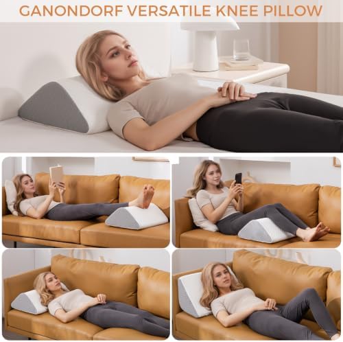 Knee Wedge Pillow 6.3'' for Post-Surgery Recovery-Leg Elevation Support for - Image 4