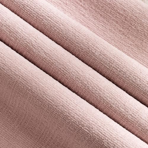 MIULEE Pink Chenille Couch Throw Pillow Covers - Image 2