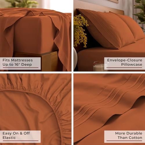 Mellanni Iconic 3-Piece, Ultra Soft Sheet Set - Image 5