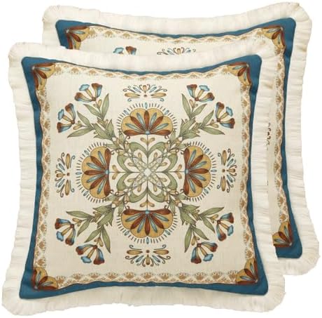 patdrea Designer Vintage Linen Pillow Cover by patdrea