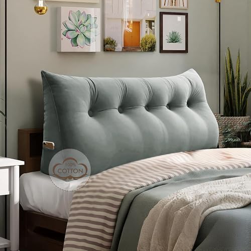 WOWMAX Headboard Pillow Queen Bed Wedge Pillow Headboard by WOWMAX