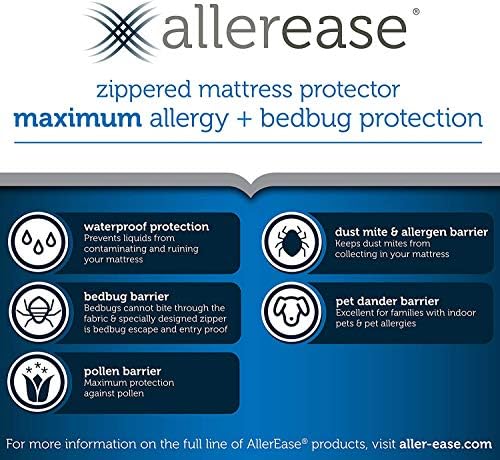 AllerEase Maximum Allergy Mattress Protector, King Size - Image 4