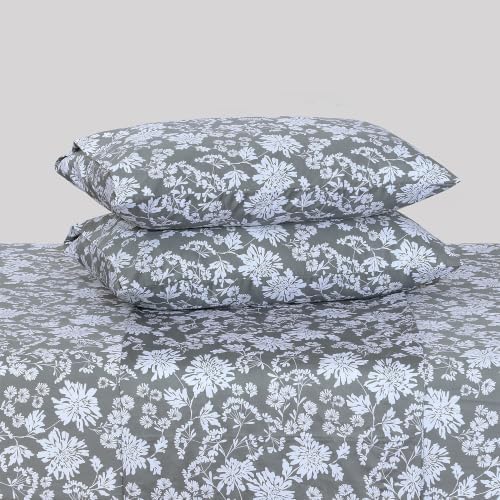 Feather & Stitch 100% Cotton Sateen 500 TC Twin Size Bed Sheet Set - Image 4