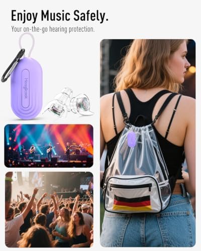 Hearprotek Concert Ear Plugs, 2 Pairs High Fidelity Ear Plugs - Image 7