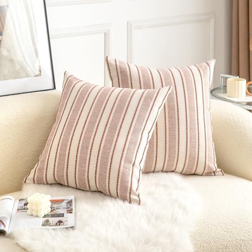 Cethom Decorative Boho Throw Pillow Covers, Farmhouse Textured Pillow Case - Image 2