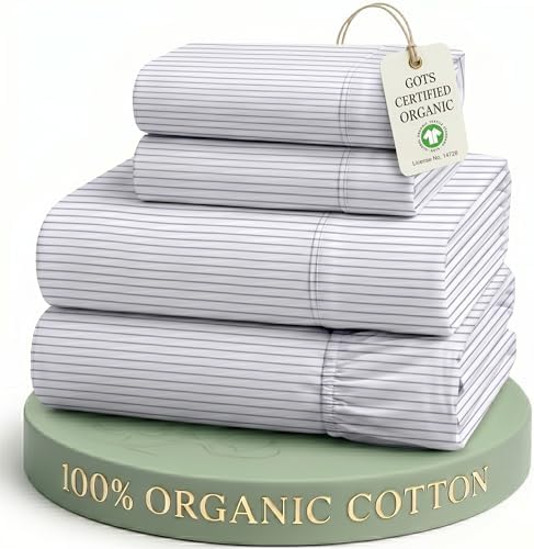 LANE LINEN Full Size Bed Sheets 100% Organic Cotton Soft by LaneLinen
