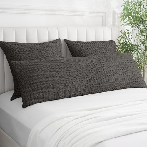 PHF 100% Cotton Waffle Body Pillowcase - Image 6