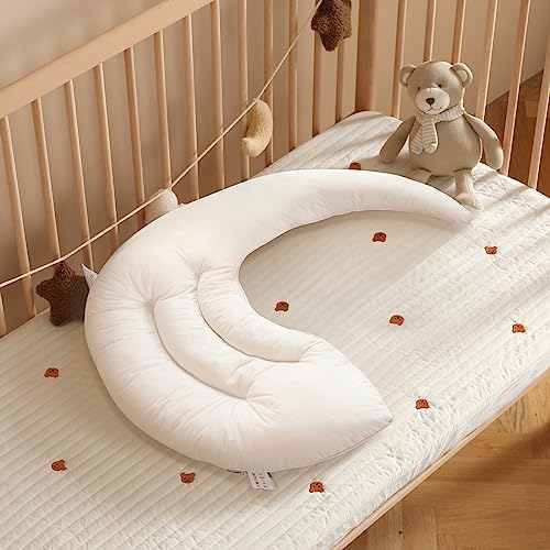 Choc chick Toddler Body Pillow, 34x27in Moon Shape Hug Pillow - Image 6