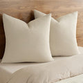 PHF Cotton Waffle Throw Pillow Covers 24" x 24", No Insert by PHF