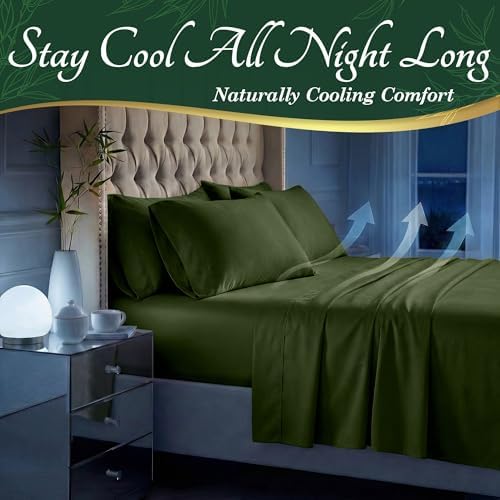 DECOLURE 100% Viscose Derived from Bamboo Sheets Queen Size - Image 3