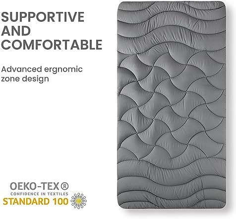 SLEEP ZONE Twin XL Cooling Mattress Topper - Image 6