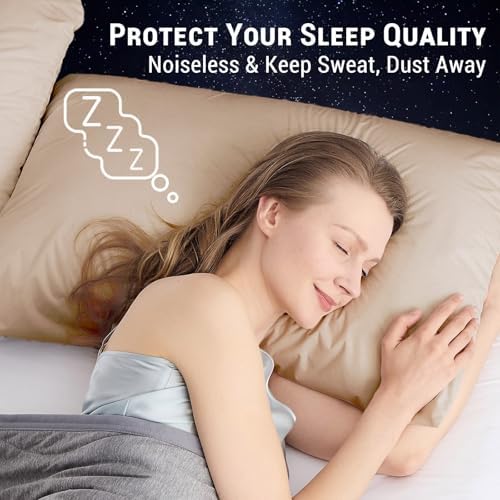 Gogreen Bamboo Rayon Waterproof Pillow Protector, Breathable Pillow Cover - Image 5