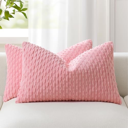 Kevin Textile Soft Corduroy 12"x24" Lumbar Pillow Cover 1 Pack - Image 4