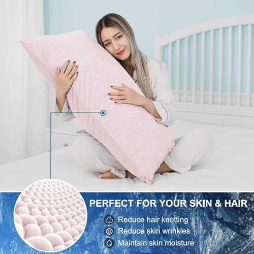 HOMFINE Cooling Pillowcases for Hot Sleepers Standard Set of 2 - Image 4