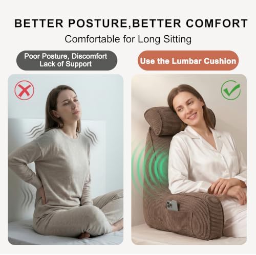 Reading Pillow for Sitting Up in Bed - Image 2