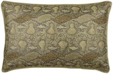 The HomeCentric Decorative Gold Pack of 2, Faux Leather Beaded Pattern Bed by TheHomeCentric