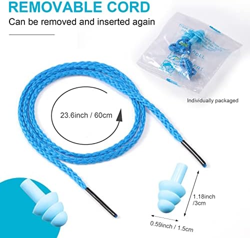 Tondiamo 200 Pairs Ear Plug Bulk - Image 2