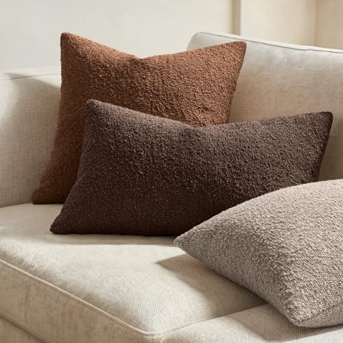 MIULEE Textured Boucle Lumbar Pillow Cover - Image 3