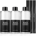 COCODOR Reed Diffuser Oil Refill/Black Cherry /6.7oz / 3 Pack/Aromatherapy by COCODOR
