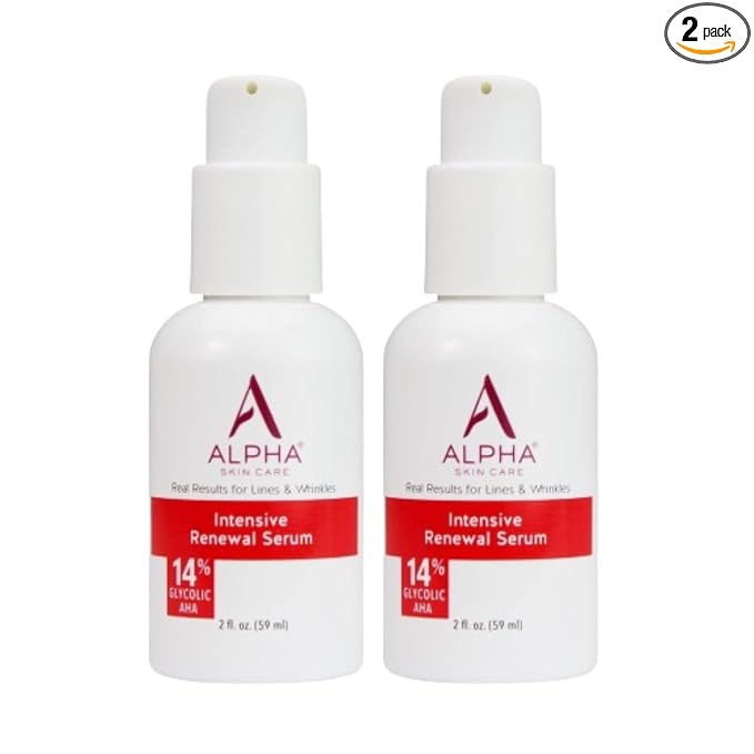 Alpha Skin Care Renewal Serum, 14% Glycolic AHA, Anti-Aging Formula, Alpha by AlphaSkin