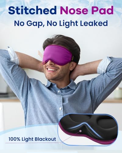 BeeVines 3D Contoured Cooling Eye Mask - Image 5