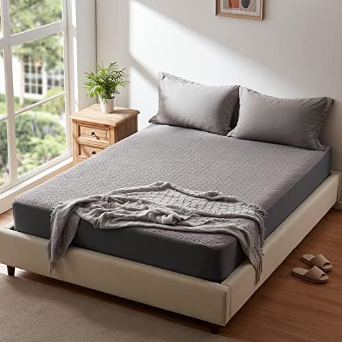 Hanherry 100% Waterproof Queen Size Mattress Protector, Rayon Made from Bamboo - Image 6