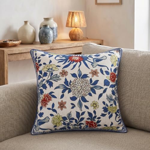 patdrea Designer French Vintage Linen Throw Pillow Cover - Image 6